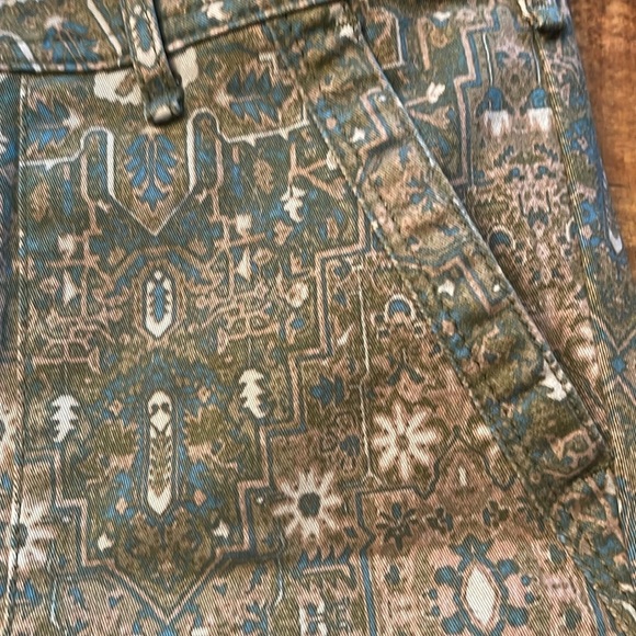Anthropologie Cadet Slim Utility Boho Printed Pants - Picture 5 of 8